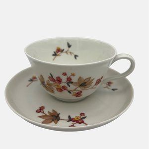 Rosenthal Helena Flat Cup & Saucer Selb Germany U.S. Zone 1940s R2993